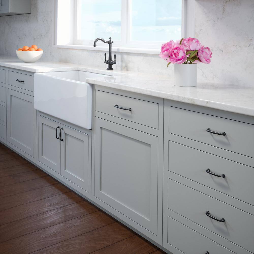 Mason Matte Black 4-1/4" Bar Drawer Pull with Mounting Hardware