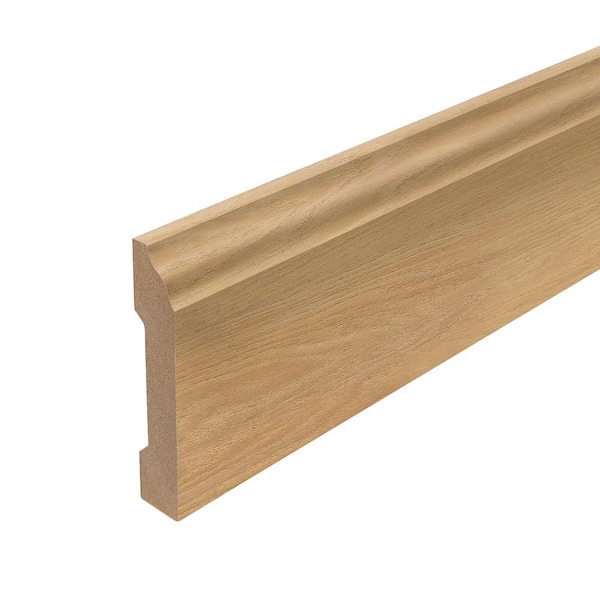 PERFORMANCE ACCESSORIES Afternoon 0.62 in. T x 3.3 in. W x 94.5 in. L Textured Wood Look Laminate Moulding/Trim Base Molding