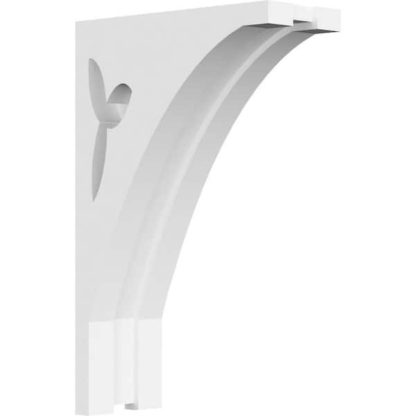 Ekena Millwork Naple 1.5 in. W x 7 in. H x 4.5 in. D Signature Urethane Polyurethane Corbel