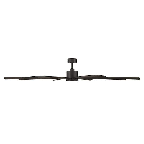 Size Matters 7 ft. Smart Indoor/Outdoor Bronze Windmill Ceiling Fan with Remote