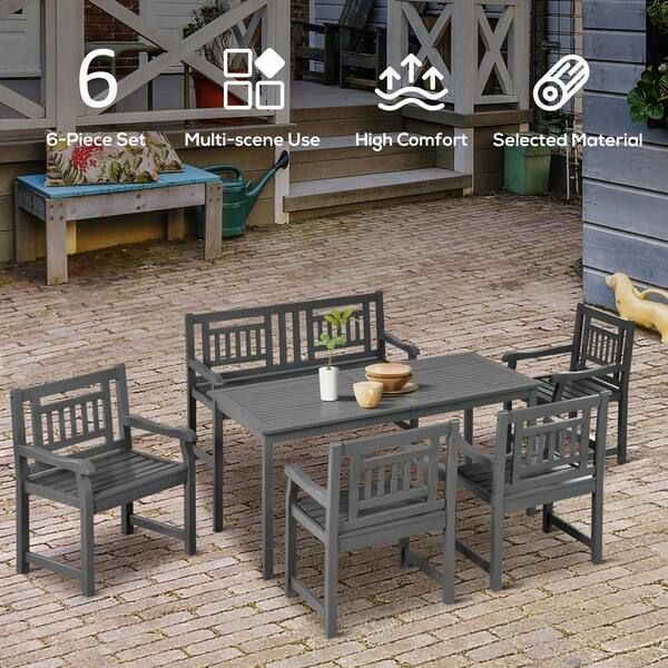 Outsunny 6 piece patio set hotsell
