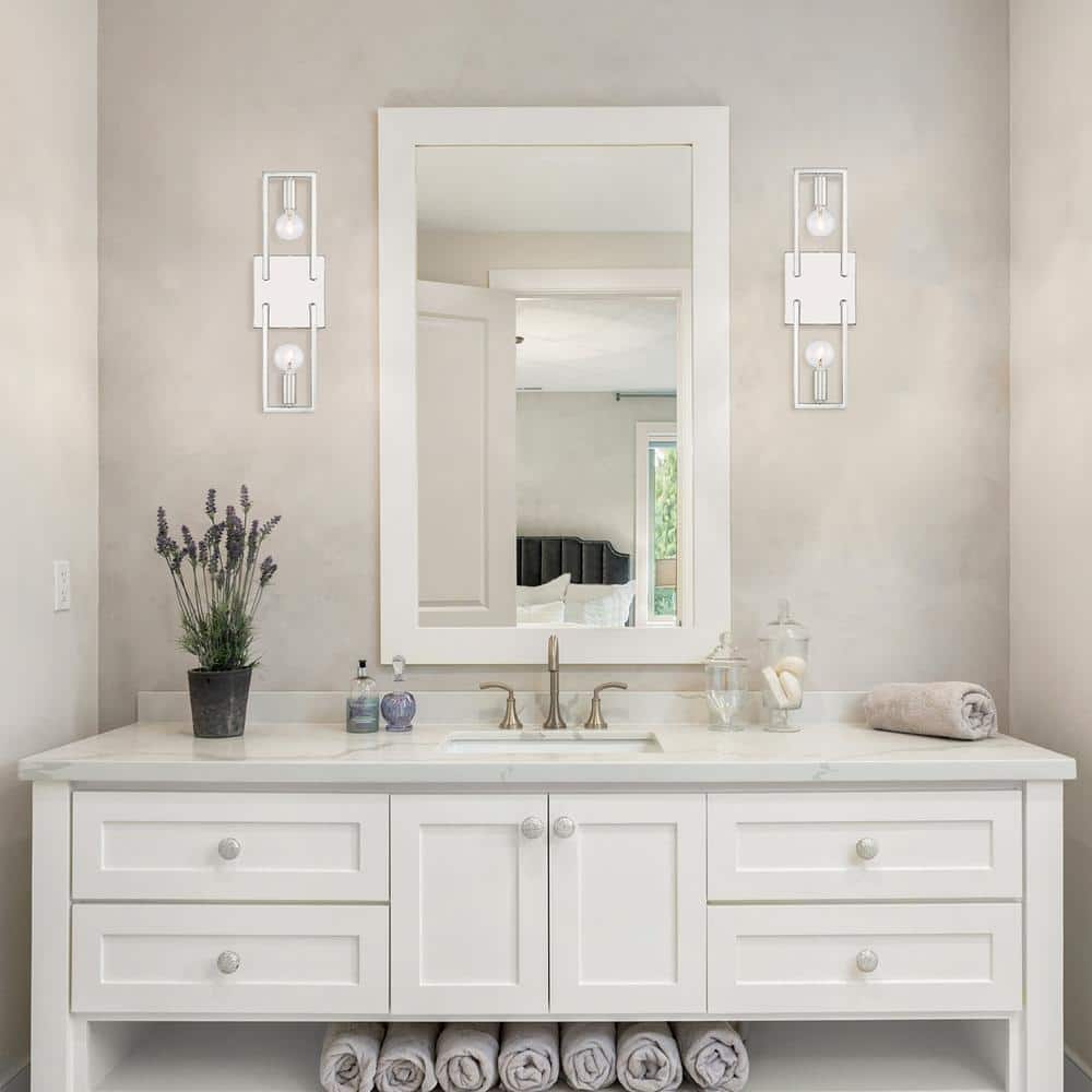 Finni Polished Nickel 16" Modern Dimmable Wall Sconce