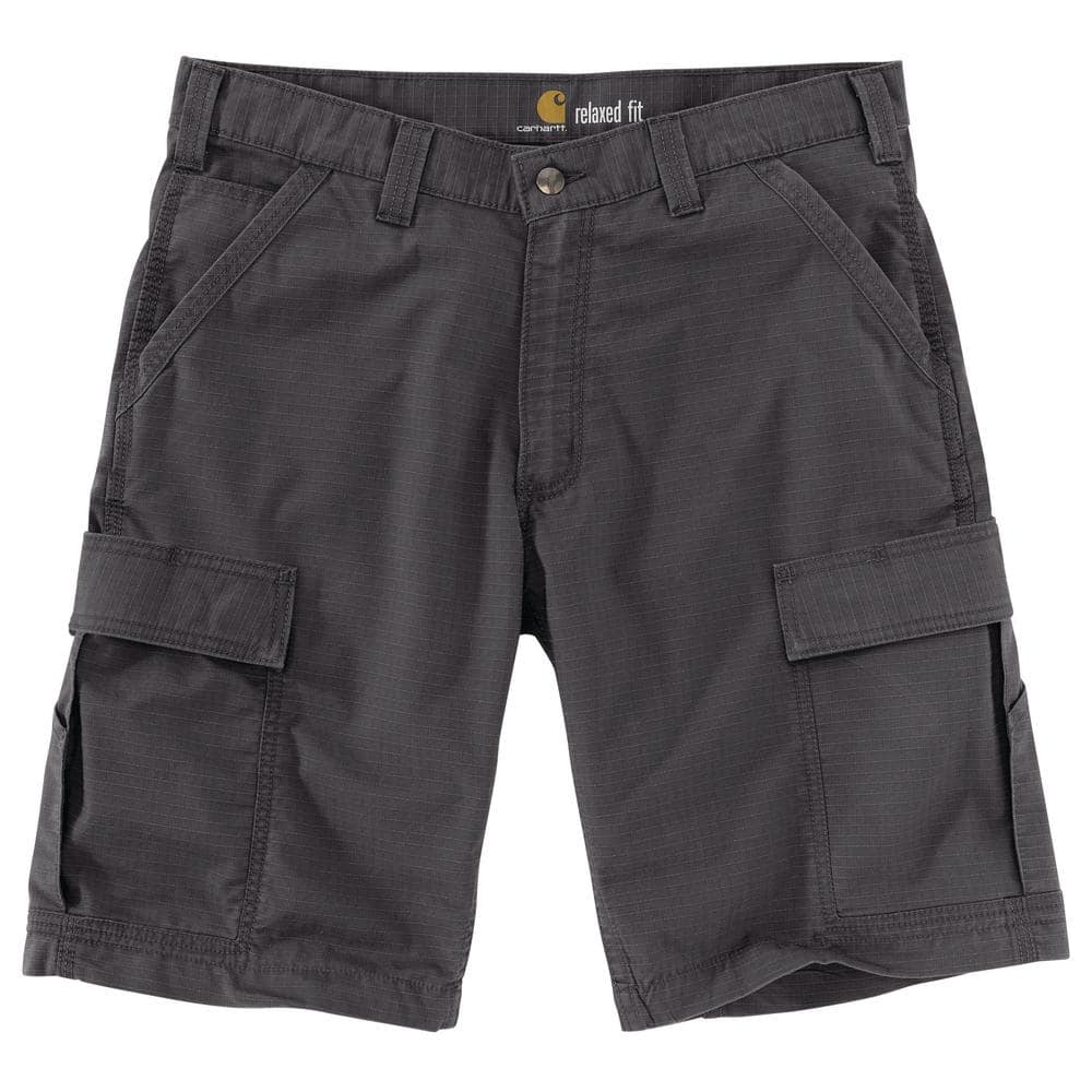 Carhartt Mens's 42 in. Shadow Cotton/Polyester BS3543 Force Relaxed Fit  Ripstop Cargo Short 103543-029 - The Home Depot