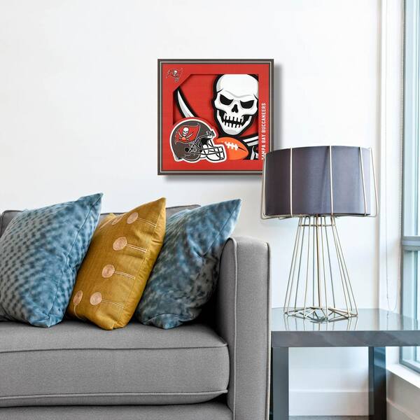 NFL Tampa Bay Buccaneers 3D Logo Series Wall Art - 12x12 2507491 - The Home  Depot