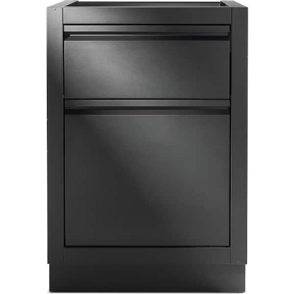 OASIS® Waste Drawer Cabinet in Matte Black
