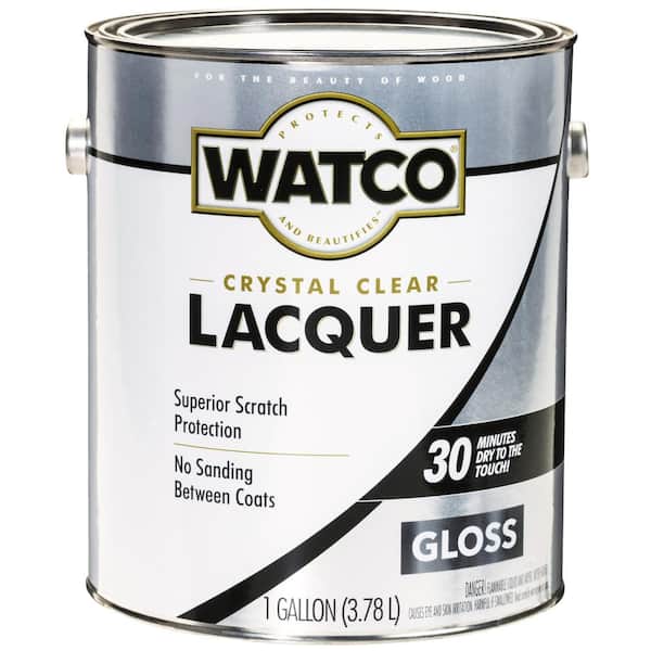 Watco 1 gal. Clear Gloss Lacquer Wood Finish (2-Pack)