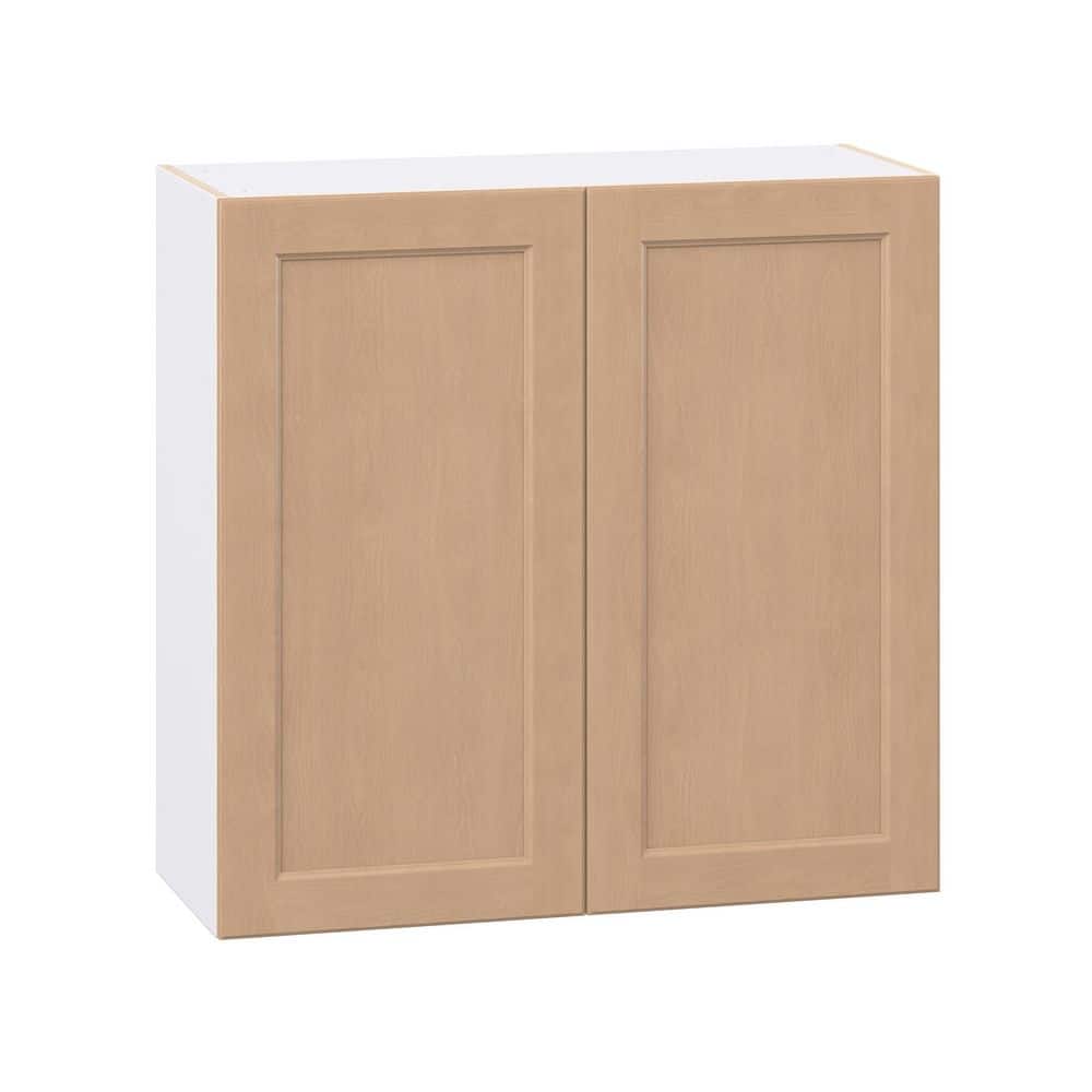 Lakewood 36 in. W x 14.75 in. D x 35 in. H Assembled Shaker Wall Kitchen Cabinet in Sugar Cookie price history on PriceWatchPro