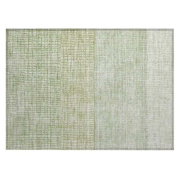 Chantille Machine Washable Indoor/Outdoor Abstract ACN1831 Sage 2 ft. x 3 ft. Accent Rug