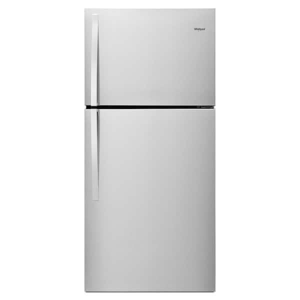 Whirlpool 19.2 cu. ft. Top Freezer Refrigerator in Fingerprint Resistant Metallic Steel