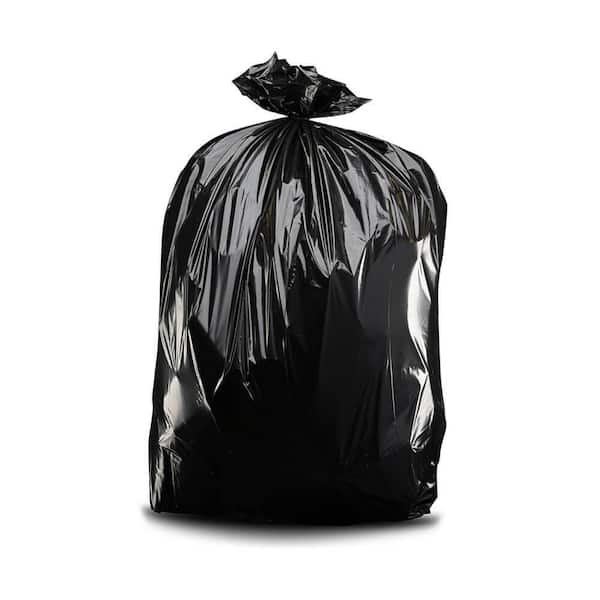 16 x 9 x 30 12-14 Gallon 4 Mil. Black Trash Bags 150 Bags/Case