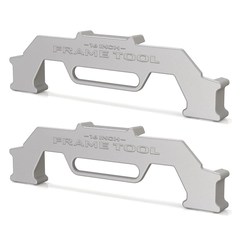 16 in. Cast Aluminum Wall Stud Framing Tool Precision Measurement Jig Tool 