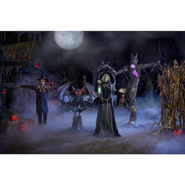 Home Accents Holiday 7 FT Wicked Woods Animated LED App Controlled
