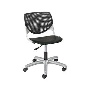 KOOL Black Polypropylene Seat Task Chair