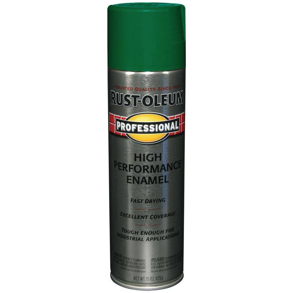 Buy 15 oz. High Performance Enamel Gloss Hunter Green Spray Paint (6