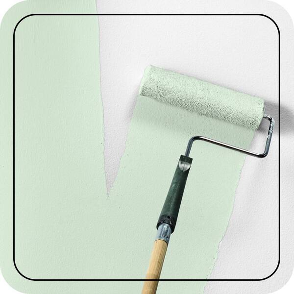 1 gal. #P400-1 Mischievous Eggshell Enamel EcoMix Plant-Based Interior Paint & Primer