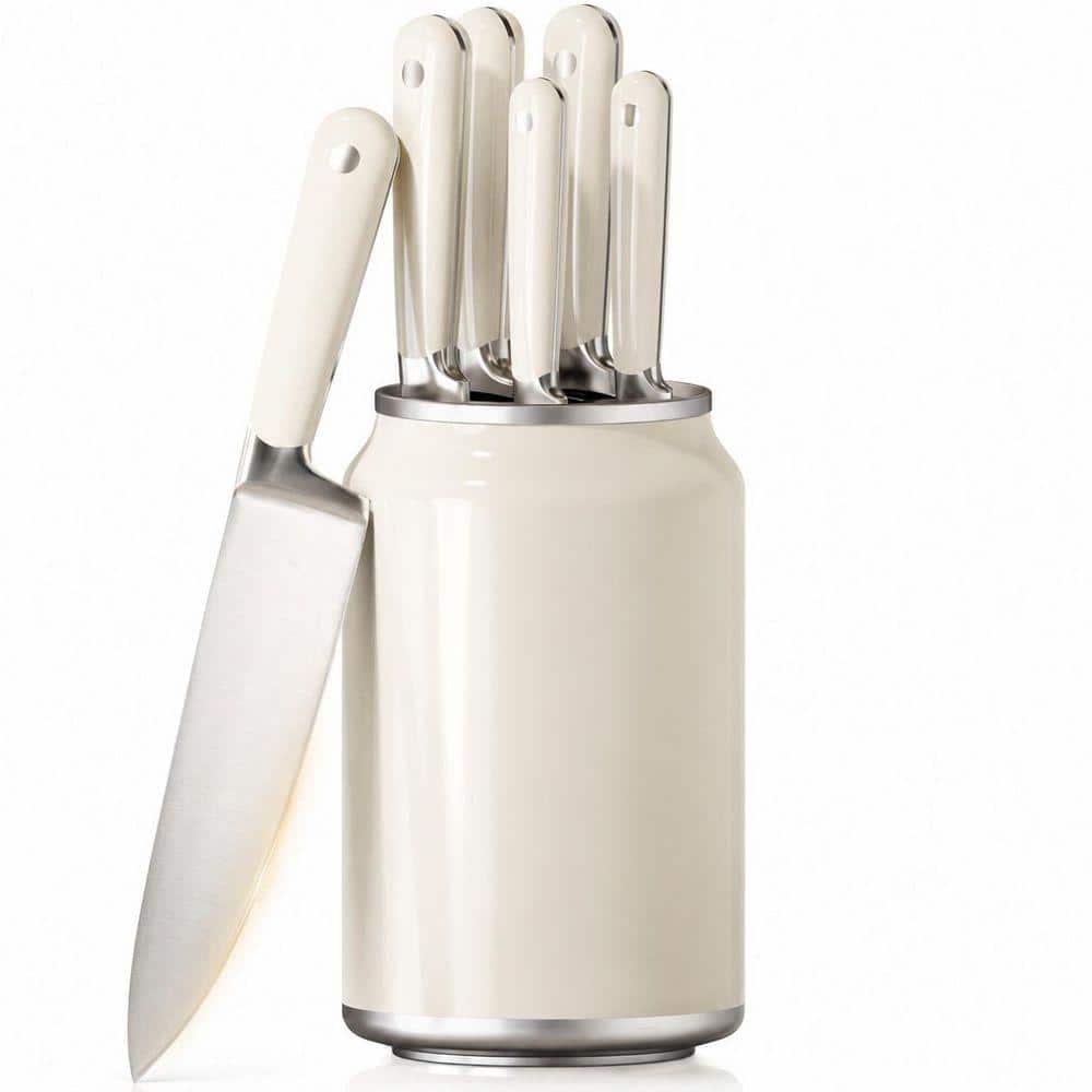 LAIFUCAM 6-Piece High Carbon Stainless Steel Knife Set with Soda
