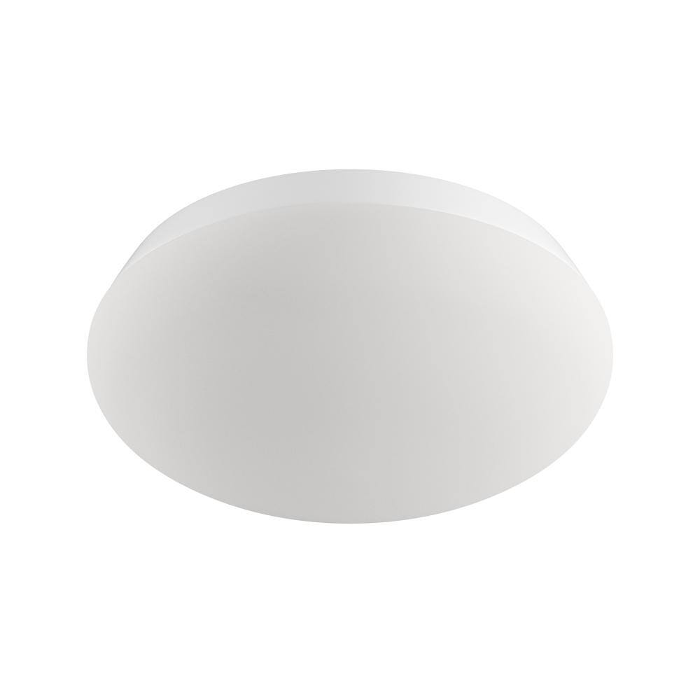 Kalona 10" White Glass LED Flush Mount Ceiling Light