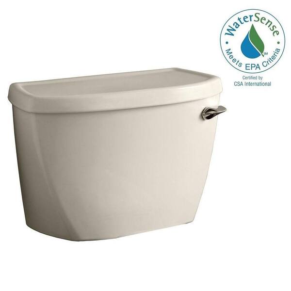 American Standard Cadet Pressure-Assisted FloWise 1.1 GPF Single Flush Toilet Tank Only with Right-Hand Trip Lever in Linen