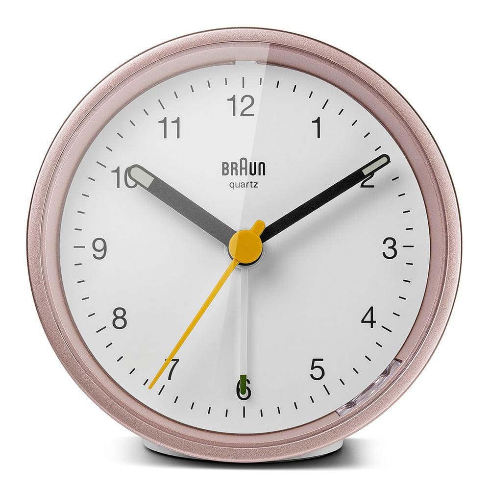 Braun Classic Analog Alarm Clock, Snooze and Light, Quiet Quartz