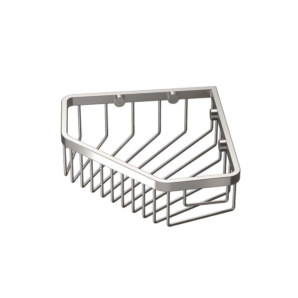 Polished Chrome Wall Mount Stainless Steel Shower Basket