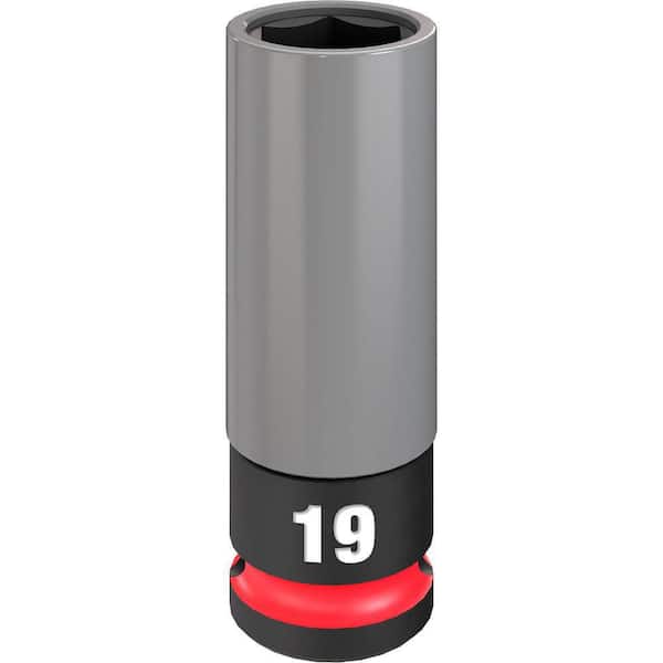 Milwaukee SHOCKWAVE 1/2 in. Drive 19 mm. Lug Nut Impact Socket (1