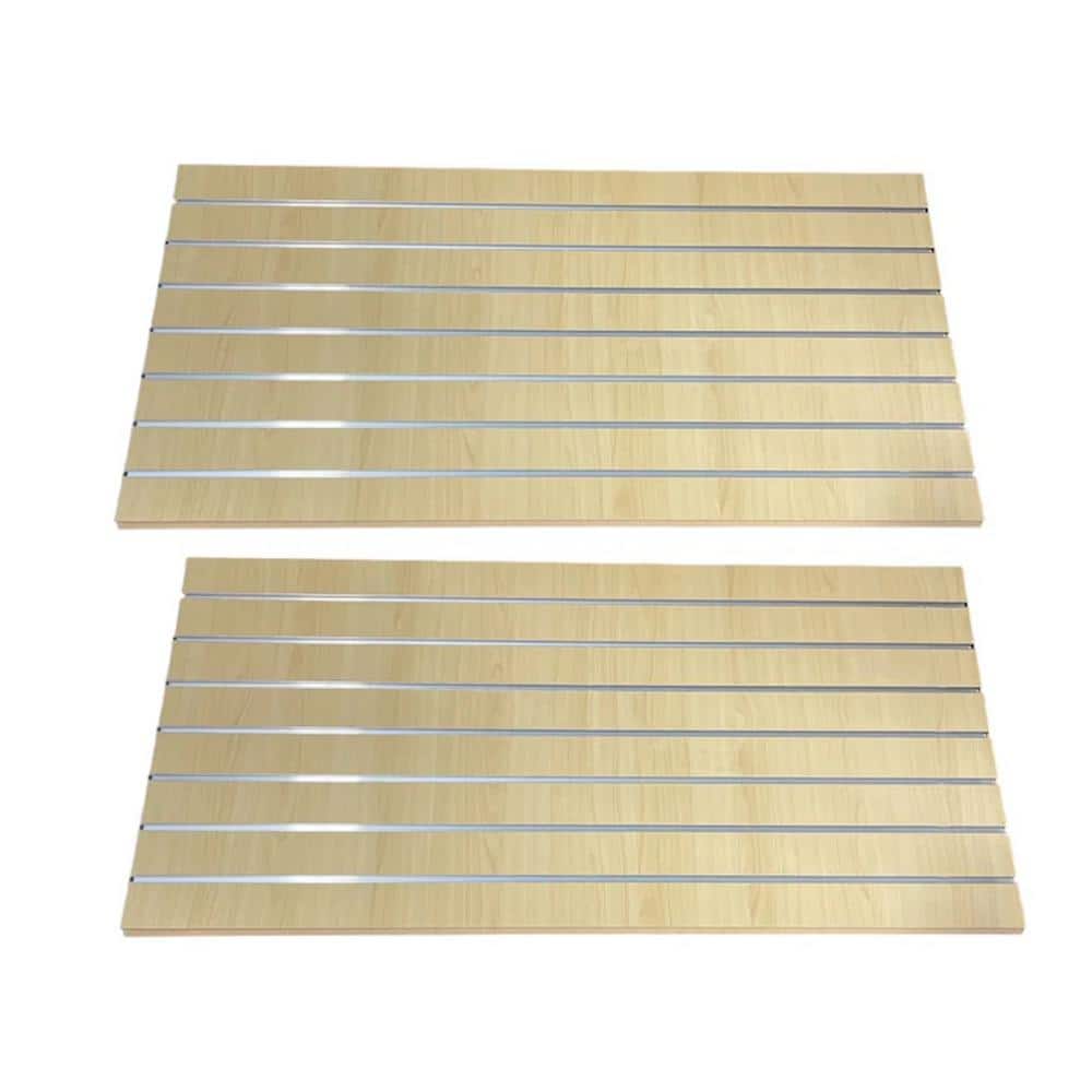 24 in. H x 48 in. W Maple Slatwall Panels with Metal Inserts price history on PriceWatchPro