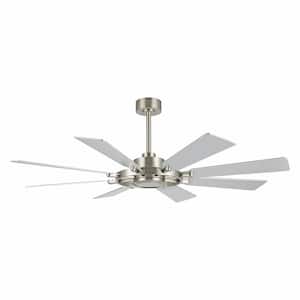 80 in. Brushed Nickel Ceiling Fan with Memory Function