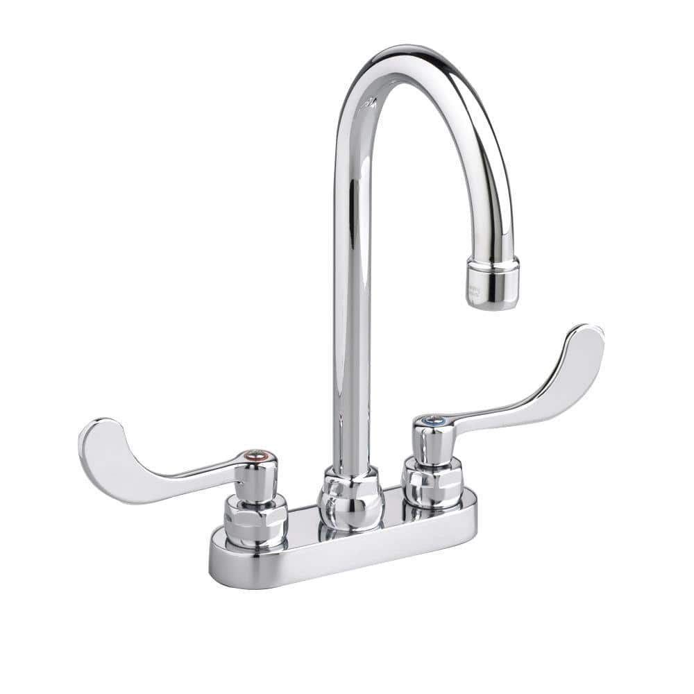 American Standard Monterrey 4 in. Centerset 2-Handle 0.5 GPM Gooseneck ...