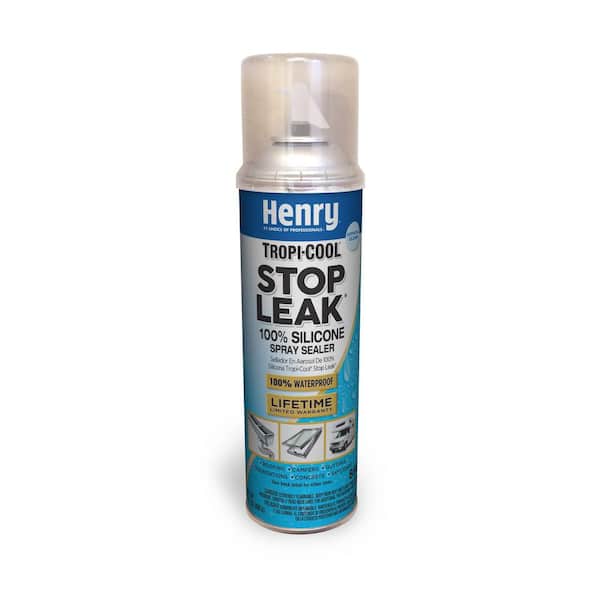 Henry 880 Tropi-Cool Stop Leak Clear 100% Silicone Spray Sealer 14.1 oz.