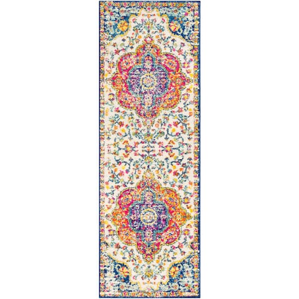 Livabliss Alois Orange 3 ft. x 10 ft. Indoor Area Rug