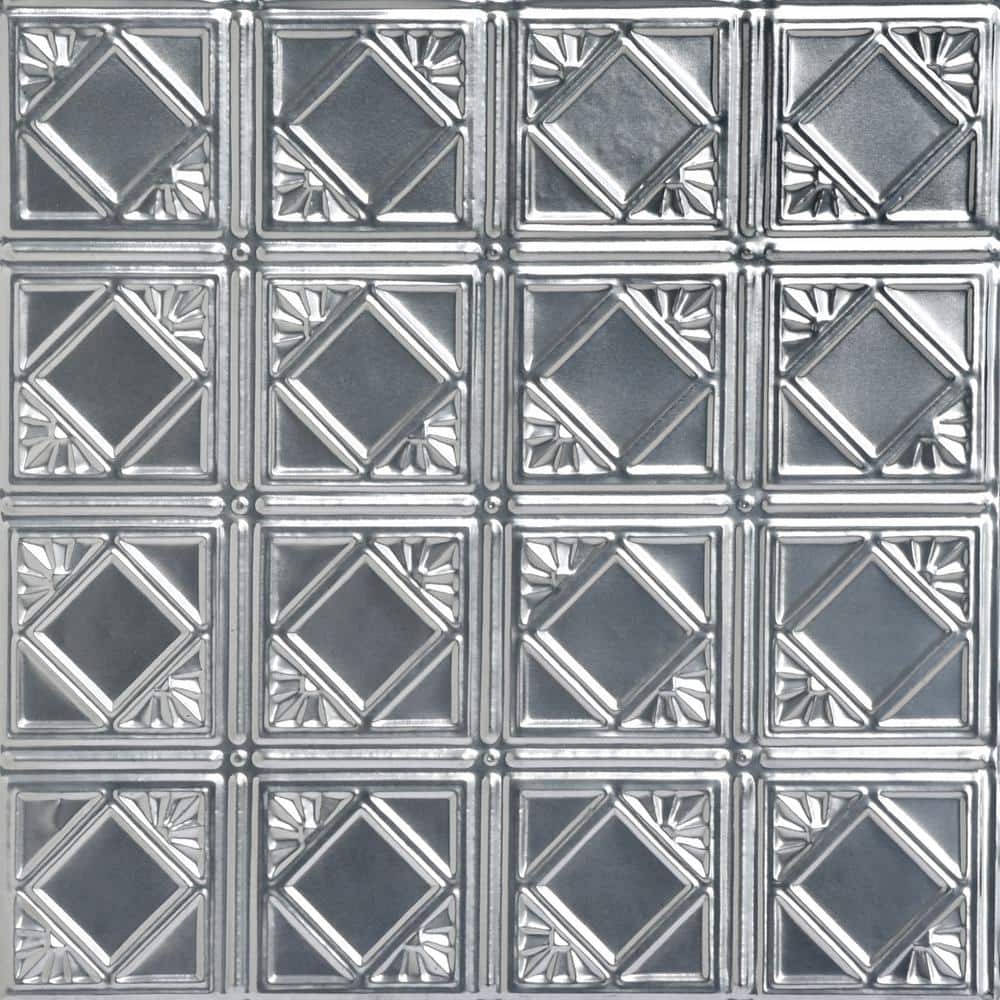 Take Home Sample - Carnivale Lacquered Steel 1 ft. x 1 ft. Decorative Tin Style Lay-in Ceiling Tile (1 sq. ft./case) price history on PriceWatchPro