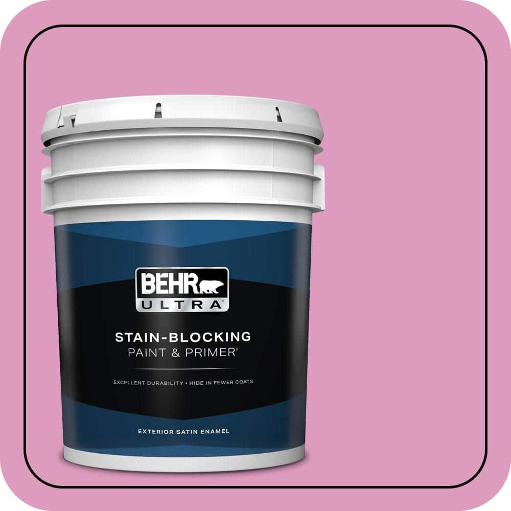 5 gal. #690B-4 Pink Begonia Satin Enamel Exterior Paint & Primer price history on PriceWatchPro