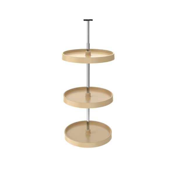 Rev-A-Shelf Value Line Polymer Full-Circle 3-Shelf Lazy Susan for 39" to 42" H Corner Wall Cabinets