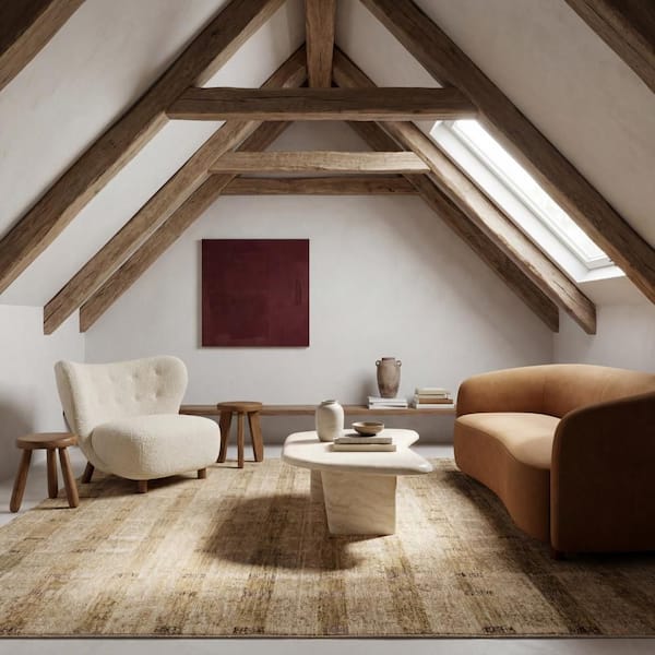 Aracelis Modern Bohemian Area Brown 4 ft. x 6 ft. Indoor Area Rug
