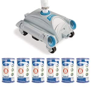 Pool Cleaner Pressure Side Vacuum Cleaner Bundled w/Replacement Filter (6-Pack)