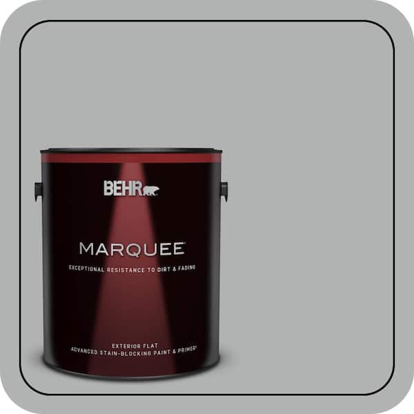 BEHR MARQUEE 1 gal. #PPU26-08 Silverstone Flat Exterior Paint & Primer