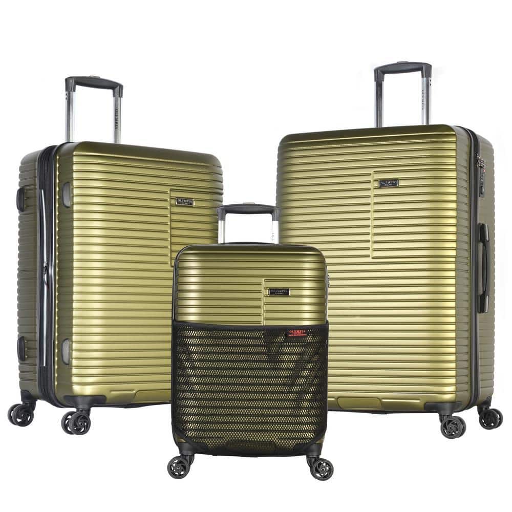 Olympia USA TAURUS 3-Piece PC/ ABS Expandable Hardcase Spinner Set