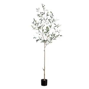 6 ft. Artificial Slim Minimalist Olive Tree