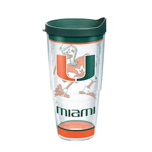 University of Miami Tradition 24 oz. Double Walled Insulated Tumbler with Lid