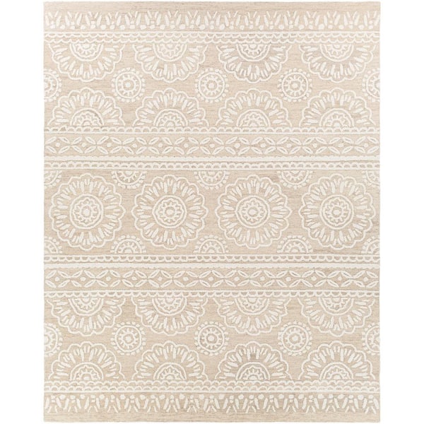 Livabliss Natalie Light Beige/Ivory 8 ft. x 10 ft. Indoor Area Rug