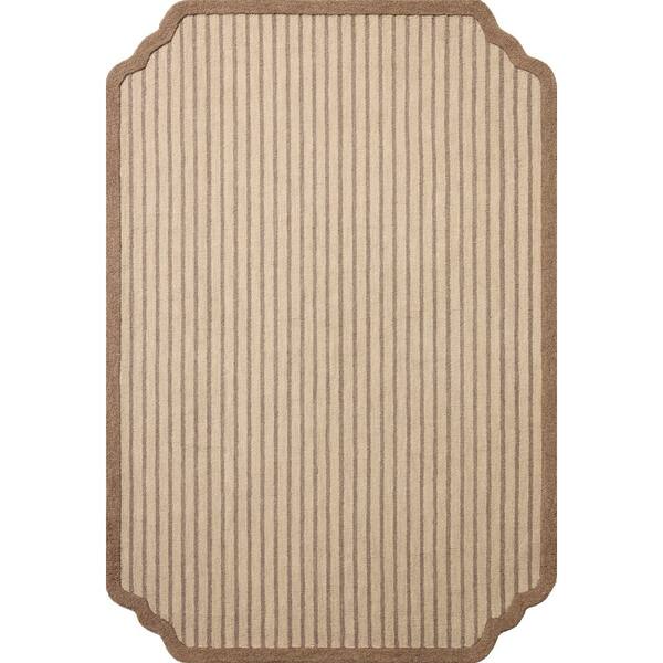 Chris Loves Julia Emmeline Bone / Ash 9 ft. 3 in. x 13 ft. Area Rug