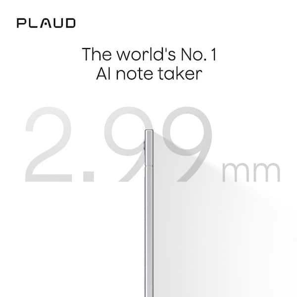 PLAUD Note AI Voice Recorder, Silver PLD-64G-SI - The Home Depot