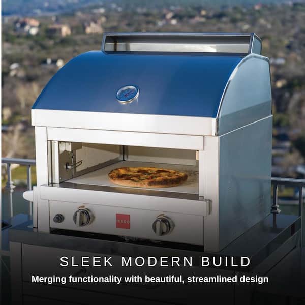 Fuego Premium 27 2-Burner Propane Gas Outdoor Pizza Oven in