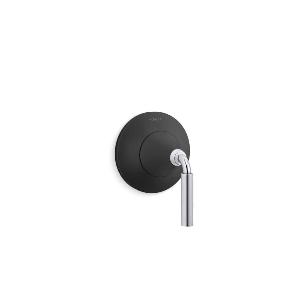 Kohler K-27429-CBL Tone Toilettenpapierhalter – Poliertes Chrom Mit Mattschwarzen Akzenten, Schwenkbar
