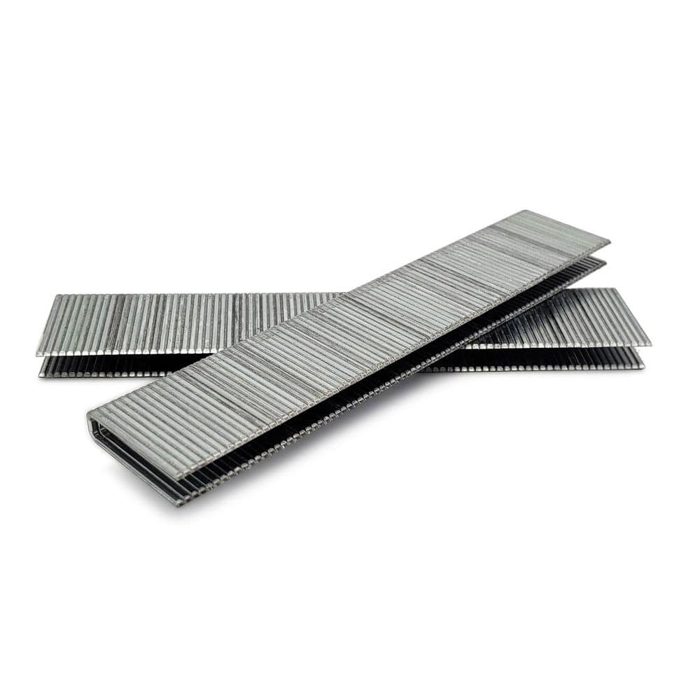 7/8 in. x 1/4 in. Crown x 18-Gauge Glue Collated Narrow Crown Staple for Wo