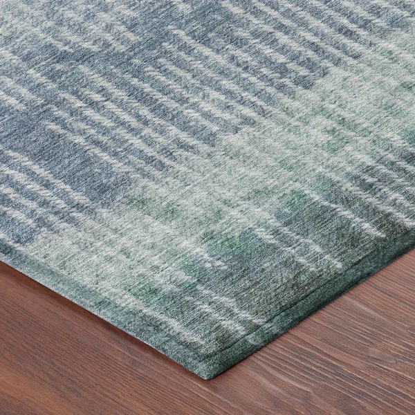 Chantille Machine Washable Indoor/Outdoor Abstract ACN2811 Blue 10 ft. x 14 ft. Area Rug