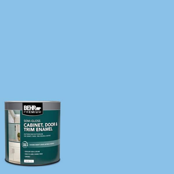 BEHR PREMIUM 1 qt. #P510-3 Rhodes Semi-Gloss Enamel Interior/Exterior Cabinet, Door & Trim Paint