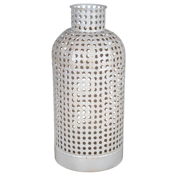 HomeRoots Shelly White Bud 1-Piece Table Vase