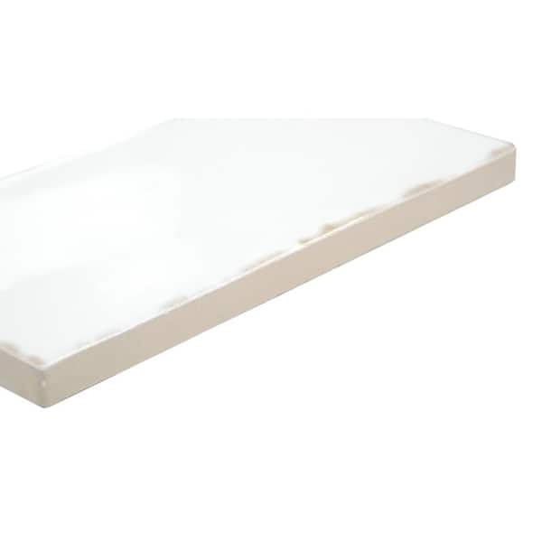 Antigo Snow 2 in. x 5 in. Glossy Ceramic Wall Tile (12.1 sq. ft./Case, 144 pcs)