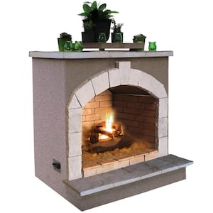 48 in. Propane Gas Outdoor Fireplace